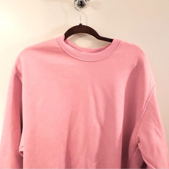 ZARA cotton candy pink oversized sweatshirt - Picture 4 of 5
